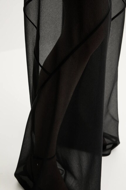 Rick Owens Lilies trousers black color LI01E4334OT at PRM US