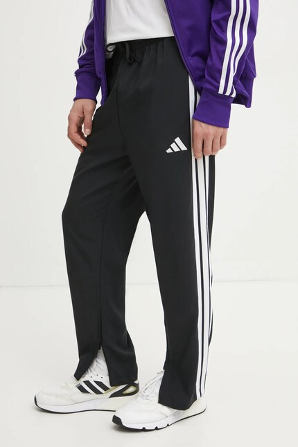 z会 Брюки adidas STNFRD мужские цвет чёрный с узором JC8491 | ANSWEAR.ua