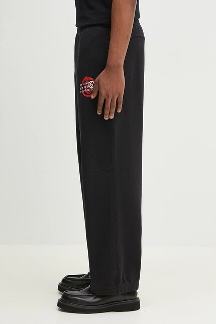 その他 Maison Margiela MM6 Maison Margiela cotton joggers men's black color with a print