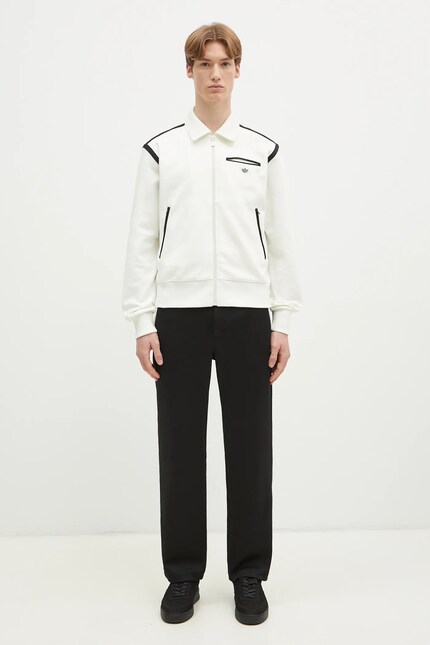 adidas Originals trousers Premium Track Pant men's black color