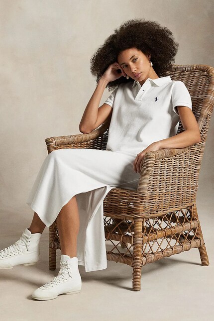 ralph lauren polo dresses casual Lauren Ralph Lauren Women's Cotton-Blend Polo Dress