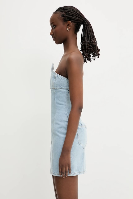 Coperni x Disney denim dress Crown blue color DR190F2024 at PRM US Coperni x Disney denim dress Crown blue color DR190F2024 at PRM US