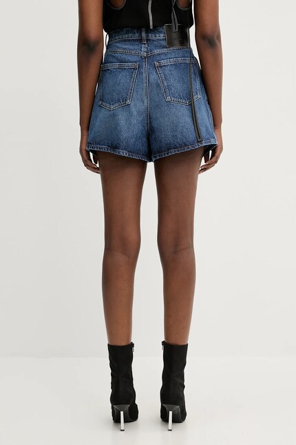 Sportmax denim shorts Ghirba navy blue color smooth 2512141032600