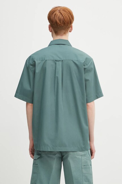 Carhartt WIP shirt S/S Craft Shirt green color relaxed I035232 at