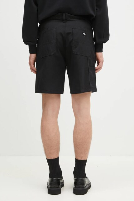 Carhartt WIP denim shorts Drewe Short men's black color I034802