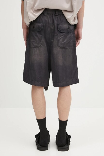 Maison MIHARA YASUHIRO shorts Aged Baker Shorts gray color