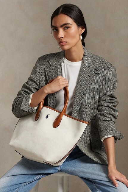 Polo Ralph Lauren handbag beige color 428962165 at PRM US