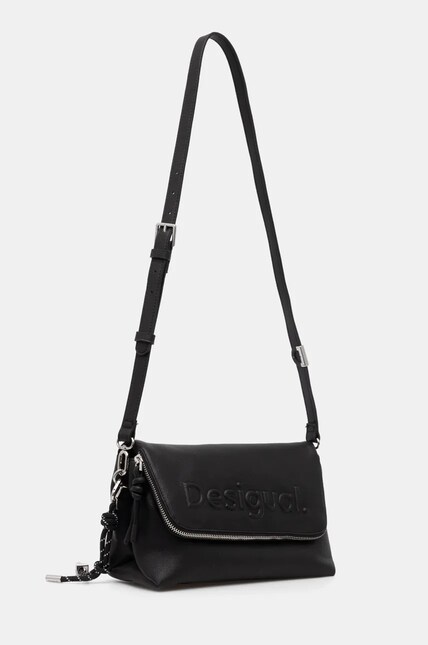 Desigual poseta HALF VENECIA 3.0 BLAC culoarea negru, 25SAXPBK