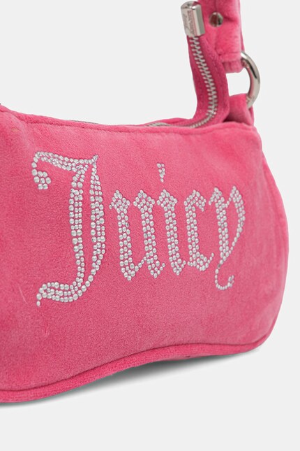 Juicy Couture сумка крос-боді жіноча велюрова Kimberly рожева