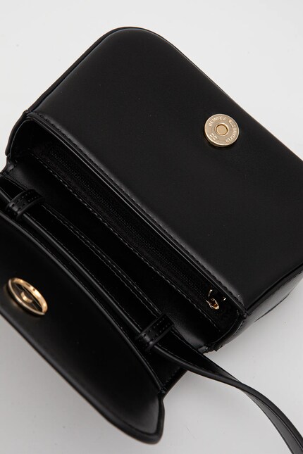 Elisabetta Franchi geantă culoarea negru, EFBO103.C.TV025 | ANSWEAR.ro