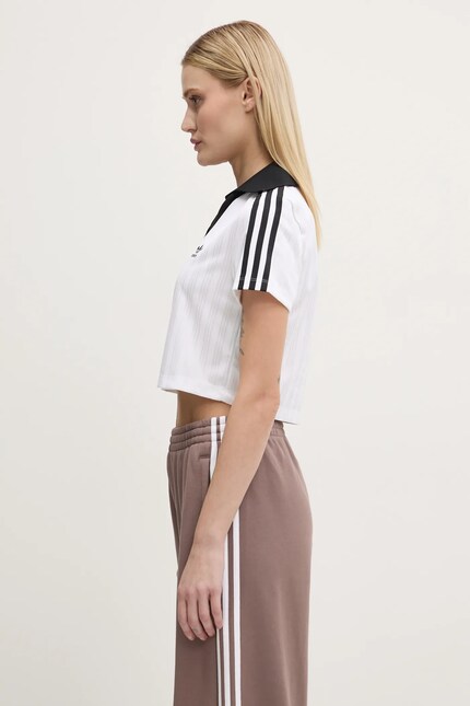 adidas Originals t-shirt V-NECK POLO women's white color JD2608 at