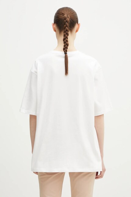 adidas Originals cotton t-shirt Essential women's white color
