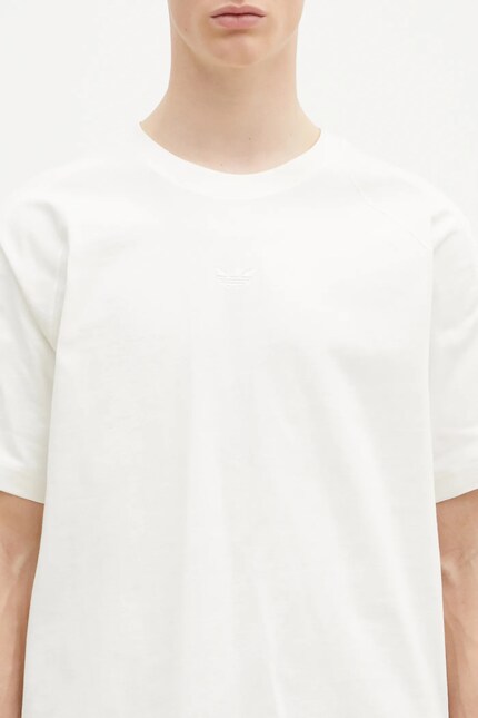 adidas Originals cotton t-shirt Essential men's white color smooth