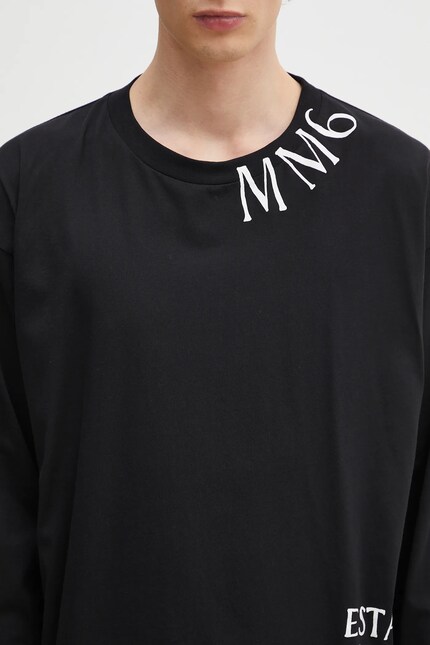MM6 Maison Margiela cotton longsleeve top PRM EU