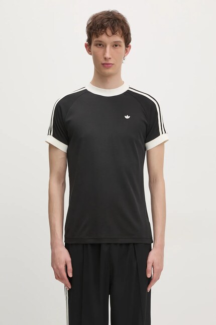 adidas Originals cotton t-shirt Premium Cali Tee men's black color