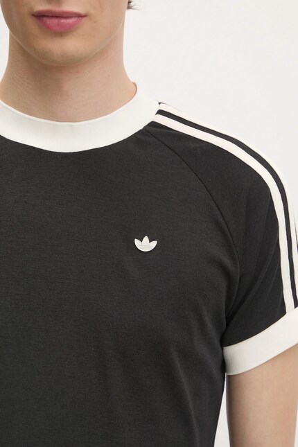 adidas Originals cotton t-shirt Premium Cali Tee men's black color