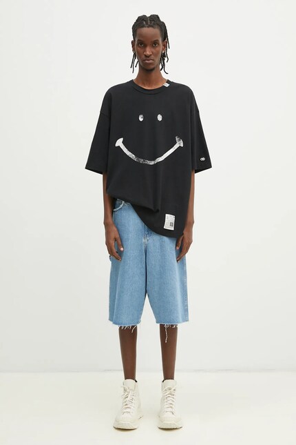 Maison MIHARA YASUHIRO cotton t-shirt Smily Face Printed Tee PRM EU