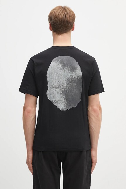 A Bathing Ape cotton t-shirt High Tone Bleach Big Ape Head black