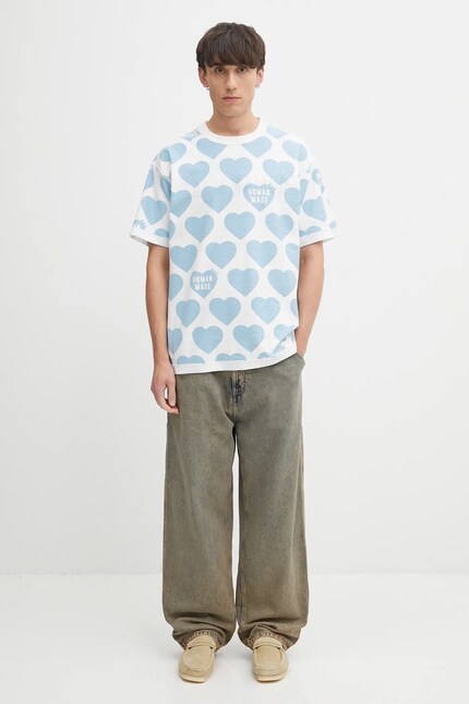 Human Made reversible cotton t-shirt Knitted white color with a