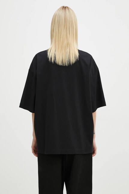 VETEMENTS cotton t-shirt Oval Logo Cropped Boxy PRM EU