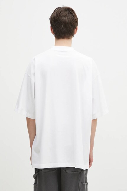 VETEMENTS cotton t-shirt We Buy Things Oversized white color with