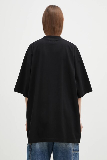 VETEMENTS cotton t-shirt 500 Million Dollars Oversized black color