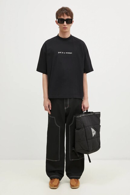 vetements トップス Vetements Snoop Dogg 2017 Mens Oversized Tee Black Demna Gvasalia