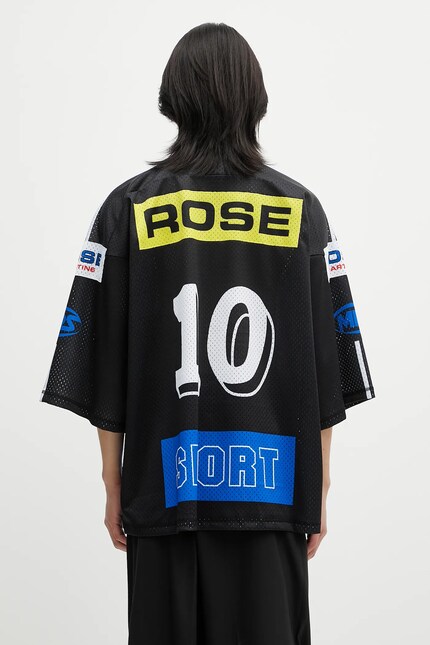 Martine Rose t-shirt Oversized Football black color patterned
