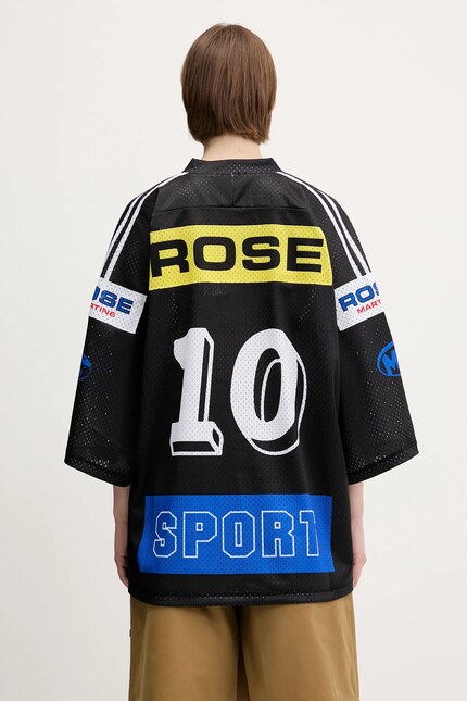 Martine Rose t-shirt Oversized Football black color patterned