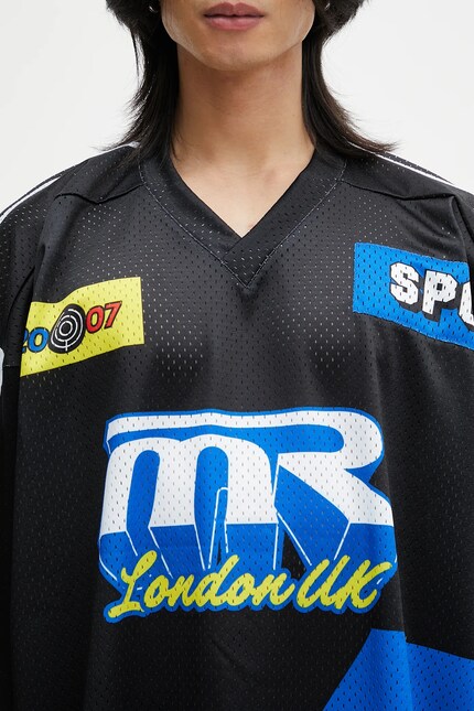 Martine Rose t-shirt Oversized Football black color patterned