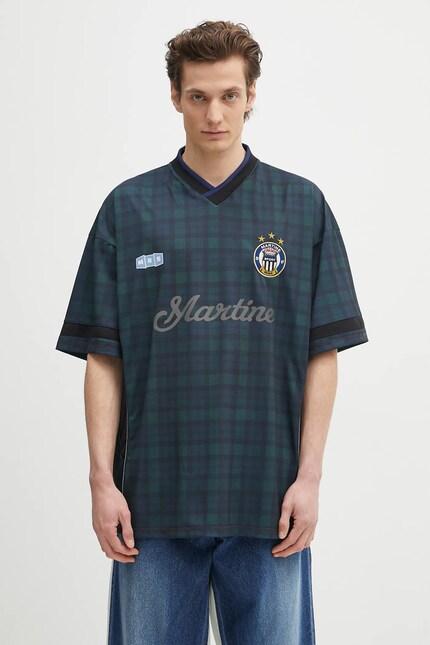 Martine Rose t-shirt Football green color with a print 179JT11024