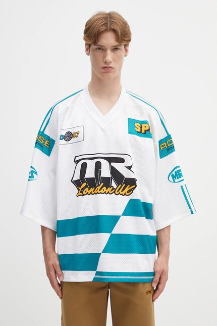 Martine Rose t-shirt Oversized Football white color patterned