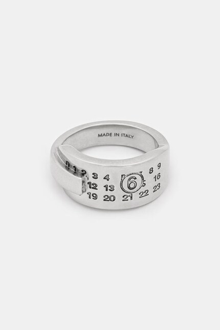 MM6 Maison Margiela brass Women's ring SM7UQ0122.P9165 at PRM US