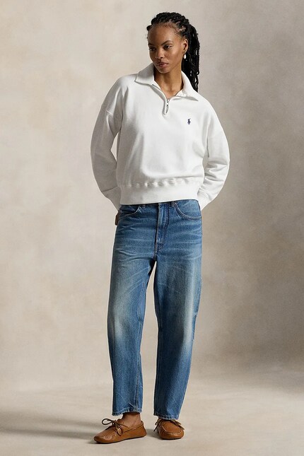 Кофта Polo Ralph Lauren цвет белый с аппликацией 211B18685