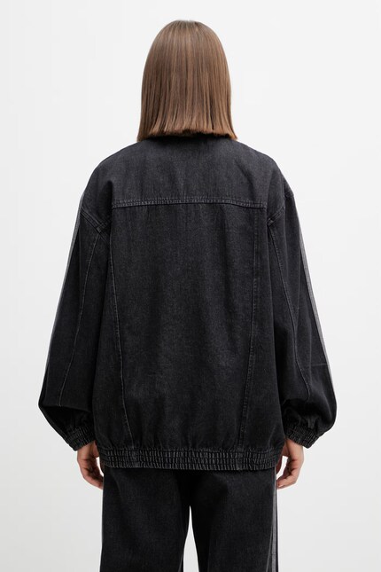 adidas Originals Firebird denim jacket Women's black KD2926 at PRM US