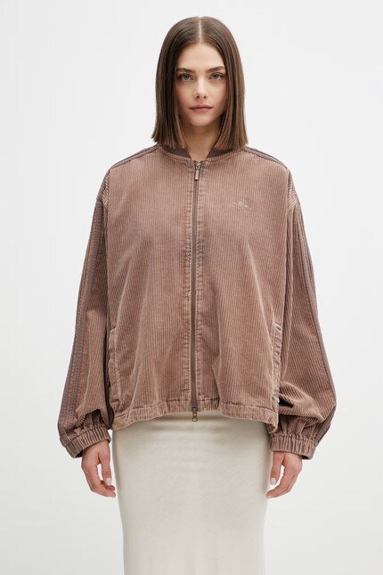 adidas Originals jacket Women's corduroy brown KD8781 at PRM US