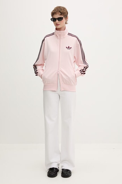 adidas Originals кофта на замке для женщин розовая KT4606 | ANSWEAR.ua