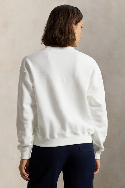 Polo Ralph Lauren sweatshirt ISLAND FLC white color smooth