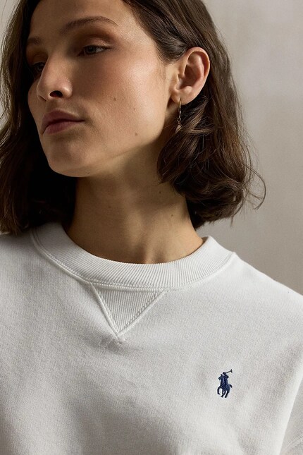 Polo Ralph Lauren sweatshirt ISLAND FLC white color smooth