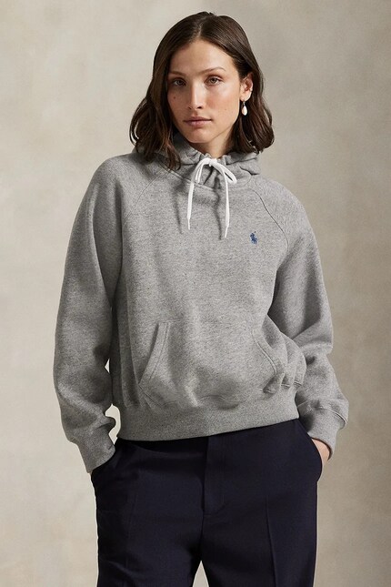 Polo Ralph Lauren sweatshirt ARCTIC FLEECE gray color hooded