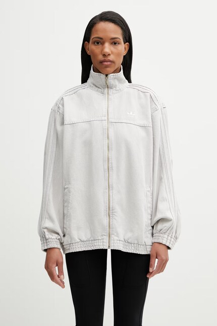 adidas Originals Firebird women's denim jacket gray KD2903 at PRM US