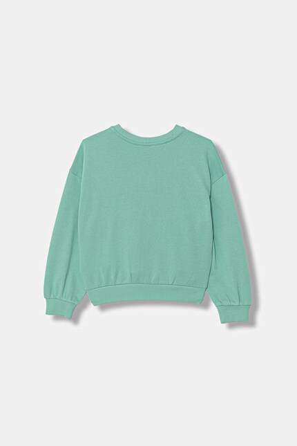 United Colors of Benetton кофта для детей из хлопка бирюзовая