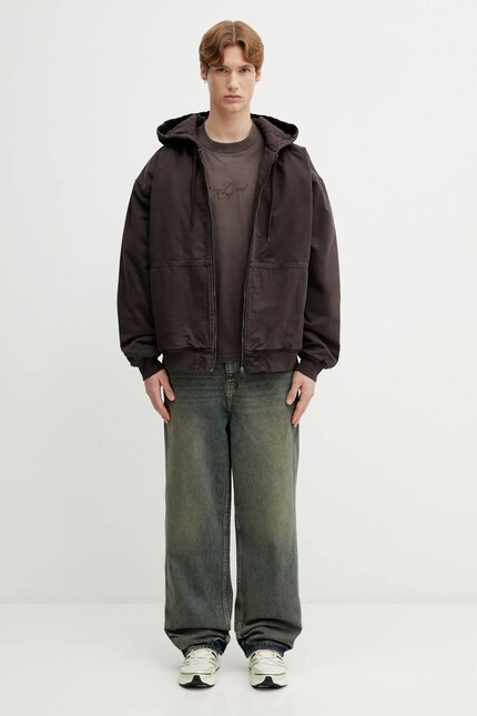  Хлопковая куртка adidas Originals Equipment Jacket цвет коричневый
