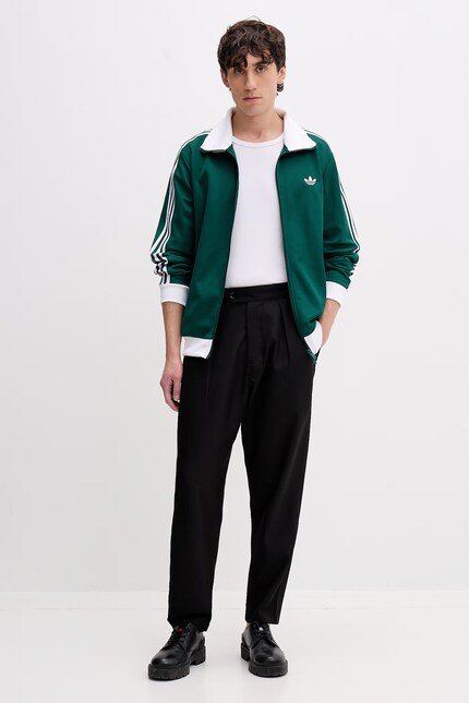 adidas Originals Кофта на замке мужская хлопковая зелёная KE1666