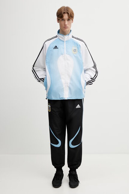 adidas Performance sweatshirt AFA H TT 06 blue color patterned