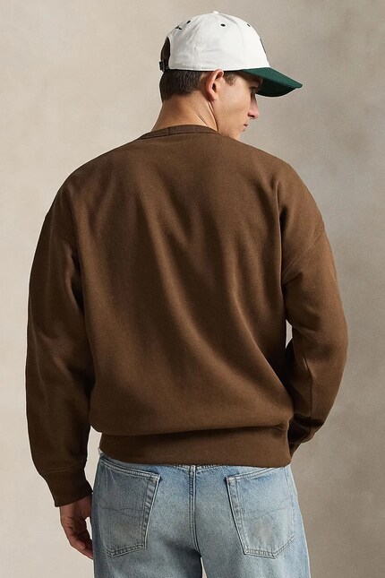 Polo Ralph Lauren sweatshirt SEASONAL FLEECE-KNT-SWEATSHIRT brown
