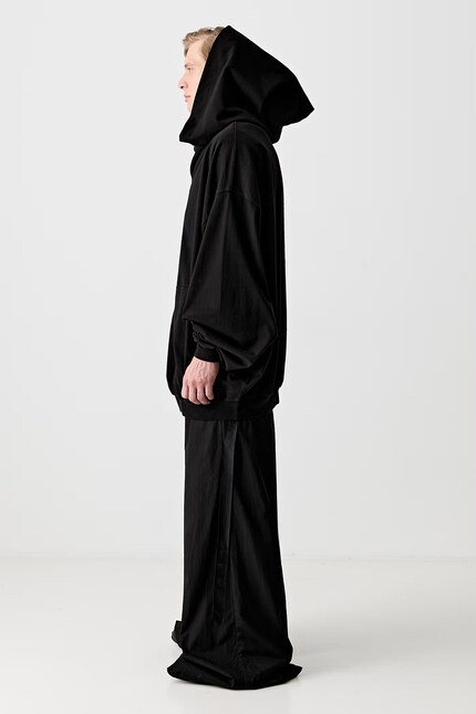 Rick Owens DRKSHDW Mountain Hun zip-up hoodie cotton Men's PRM EU