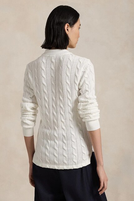 Polo Ralph Lauren sweater cotton Women's white 211959100 at PRM US