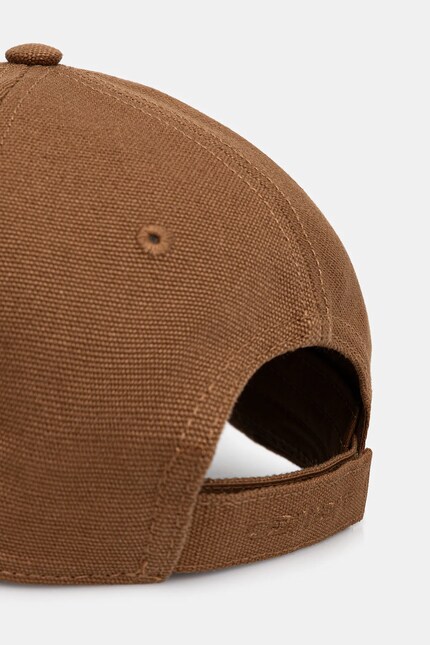 Carhartt WIP cotton baseball cap Canvas Cap brown color I036653