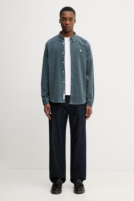 Carhartt WIP L/S Madison Fine Cord Shirt corduroy Men's PRM EU
